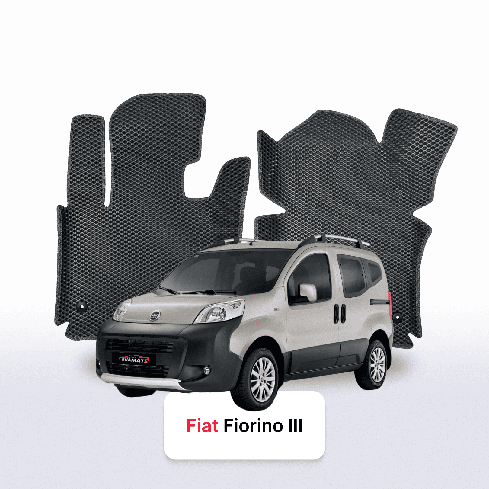 Fußmatten EVAMATS für Fiat Fiorino 3 gen 2007-2025 jahr MINIVAN