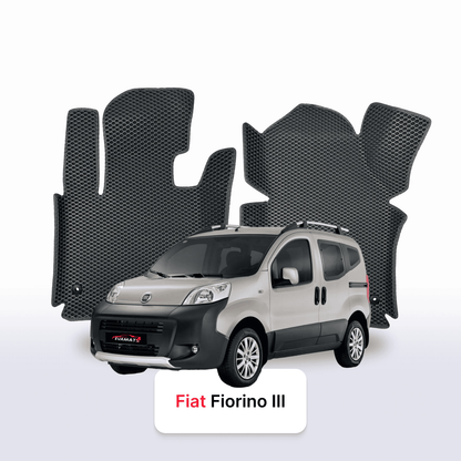 Fußmatten EVAMATS für Fiat Fiorino 3 gen 2007-2025 jahr MINIVAN