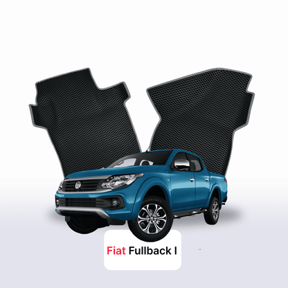 Fußmatten EVAMATS für Fiat Fullback 1 gen 2016-2020 jahr PICK-UP doppelkabine