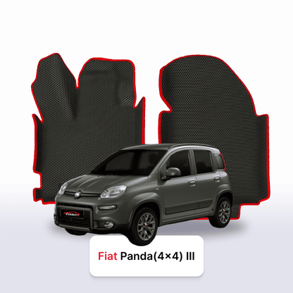 EVAMATS Automatten für Fiat Panda (4x4) 3. Generation 2011–2023, Fließheckmodell, 5 Türen