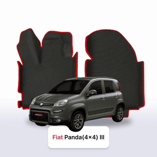 EVAMATS Automatten für Fiat Panda (4x4) 3. Generation 2011–2023, Fließheckmodell, 5 Türen