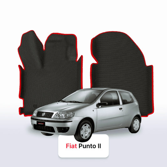 EVAMATS Automatten für Fiat Punto 2 Gen 1999-2011 Jahr FLIEßHECK 3 Türen