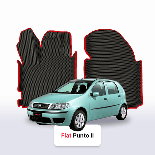 EVAMATS Automatten für Fiat Punto 2 Gen 1999-2011 Jahr FLIEßHECK 5 Türen