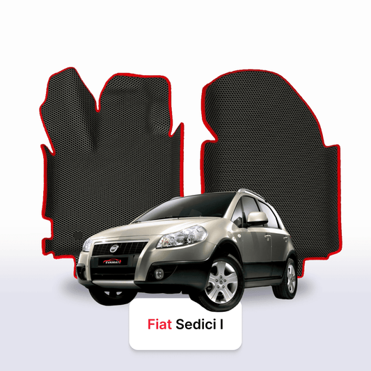 EVAMATS Automatten für Fiat Sedici 1. Generation 2005-2014 Jahr FLIEßHECK 5 Türen