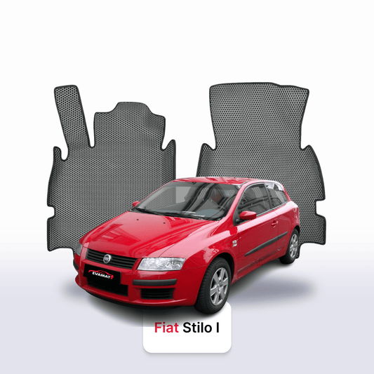 EVAMATS Automatten für Fiat Stilo 1. Generation 2001–2007, Schrägheckmodell, 3 Türen