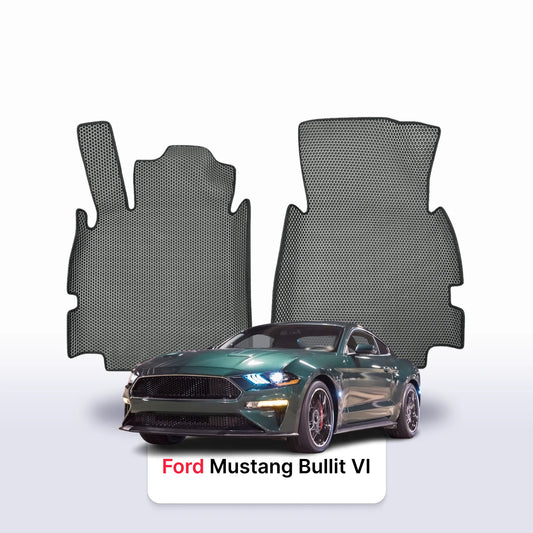 Fußmatten EVA für Ford Mustang Bullit VI gen 2018-2023 jahr COUPE