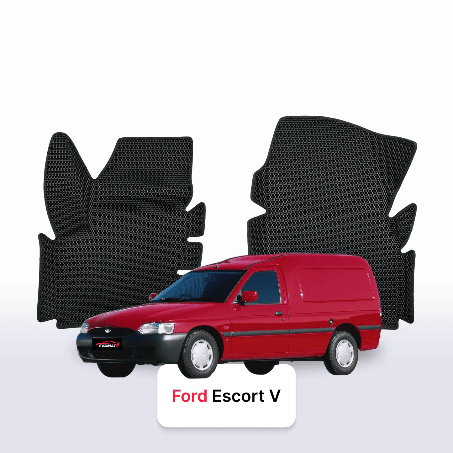 Fußmatten EVAMATS für Ford Escort 5. Generation 1995-2000 Baujahr VAN