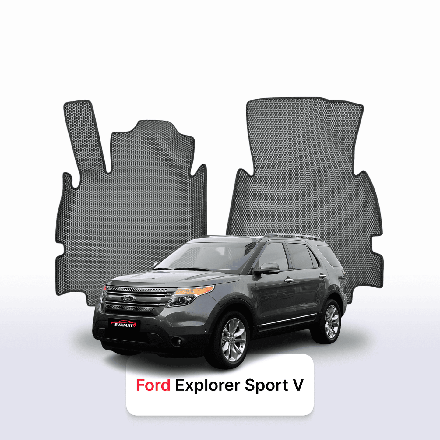 Fußmatten EVAMATS für Ford Explorer Sport 5 Gen 2010-2019 Jahr SUV
