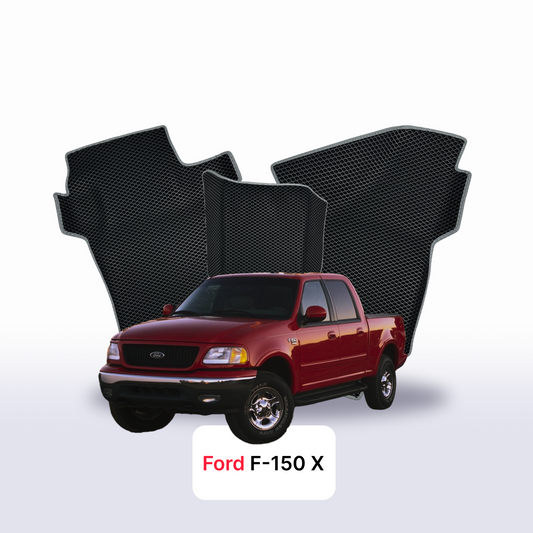 Fußmatten EVAMATS für Ford F-150 10. Generation 1996-2004 Jahr PICK-UP Doppelkabine