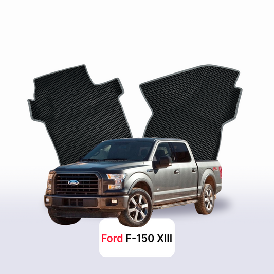 Fußmatten EVAMATS für Ford F-150 13. Generation 2014–2020, PICK-UP, eineinhalb Kabinen