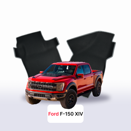 Fußmatten EVAMATS für Ford F-150 14. Generation 2020-2025 Jahr PICK-UP Doppelkabine (Lightning)