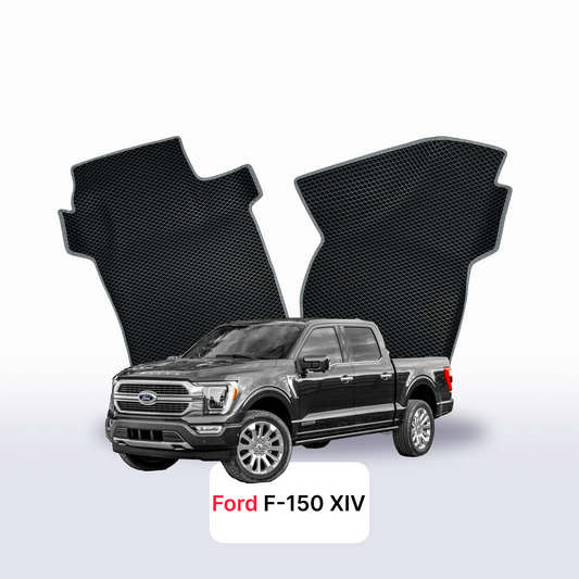 Fußmatten EVAMATS für Ford F-150 14. Generation 2020-2025 Jahr PICK-UP Doppelkabine (SuperCrew)