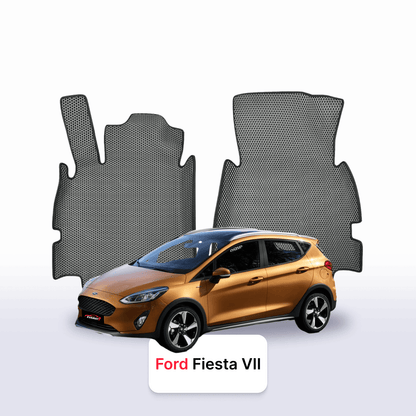 Fußmatten EVAMATS für Ford Fiesta 7. Generation 2017-2023 Jahr FLIEßHECK 5-Türer