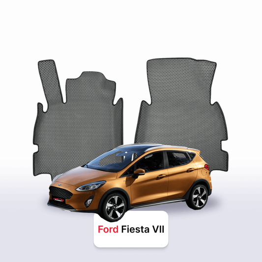 Fußmatten EVAMATS für Ford Fiesta 7. Generation 2017-2023 Jahr FLIEßHECK 5-Türer