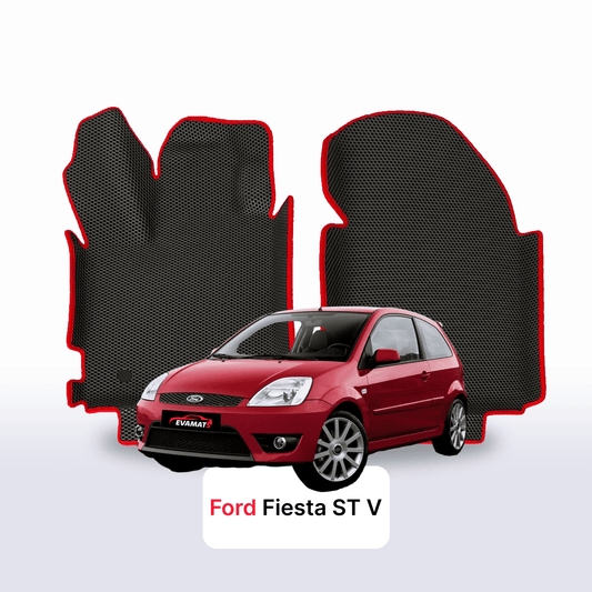 Fußmatten EVAMATS für Ford Fiesta ST 5 Gen 2004-2008 Jahr FLIEßHECK 3-Türer