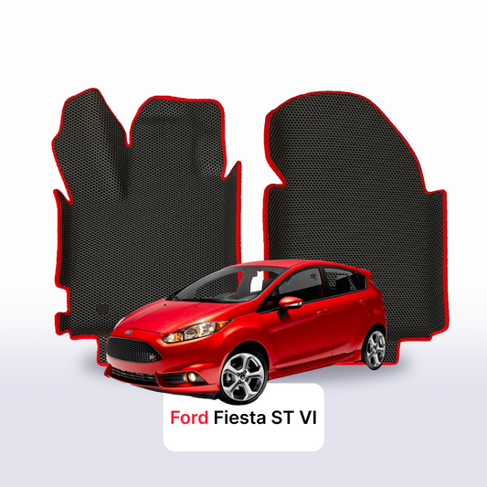 Fußmatten EVAMATS für Ford Fiesta ST 6. Generation 2013-2018 Jahr FLIEßHECK 5-Türer