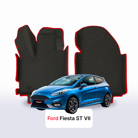 Fußmatten EVAMATS für Ford Fiesta ST 7. Generation 2018-2023 Jahr FLIEßHECK 3-Türer