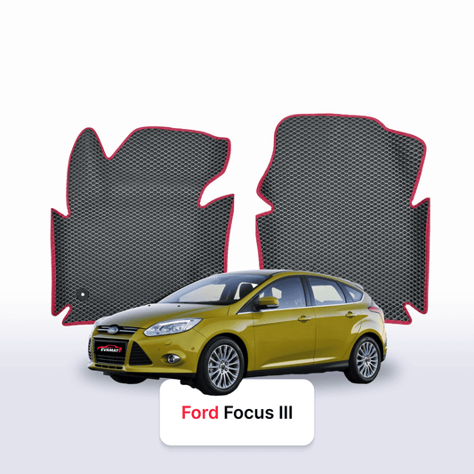 Fußmatten EVAMATS für Ford Focus 3 Gen 2011-2018 Jahr FLIEßHECK 5-Türer