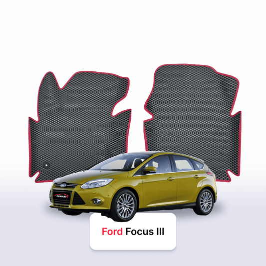 Fußmatten EVA für Ford Focus(MK3) 3 gen 2010-2019 jahr SCHÄGHECK 5 türer