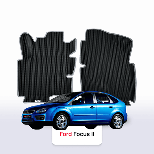 Fußmatten EVAMATS für Ford Focus 2 Gen 2004-2011 Jahr FLIEßHECK 5-Türer