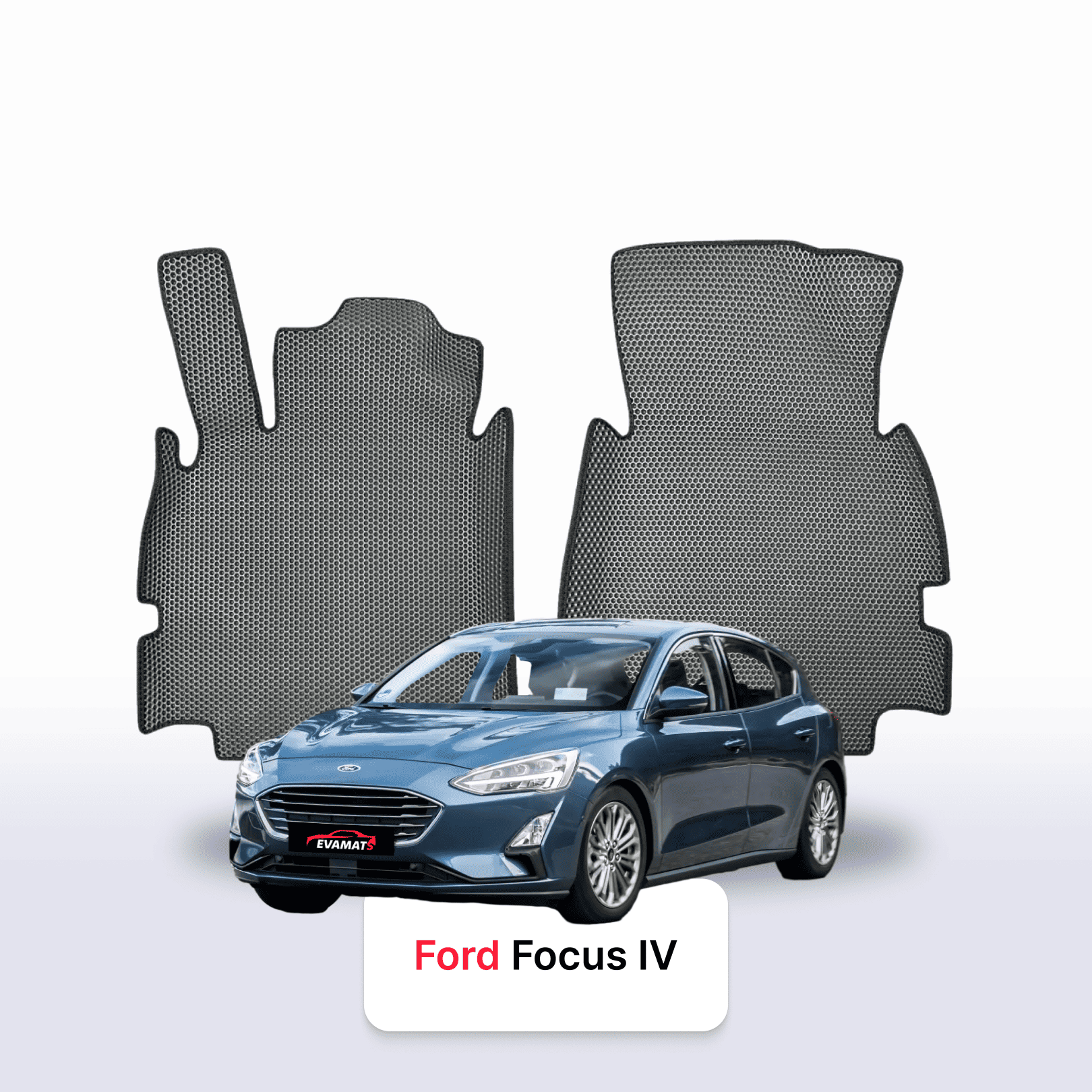 Fußmatten EVAMATS für Ford Focus(MK4) 4 gen 2018-2025 jahr SCHÄGHECK 5 türer