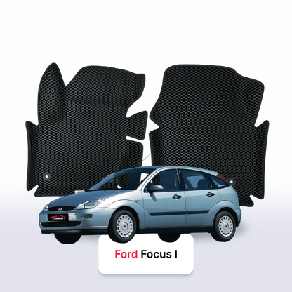 Fußmatten EVAMATS für Ford Focus(MK1) 1 gen 1998-2004 jahr SCHÄGHECK 5 türer