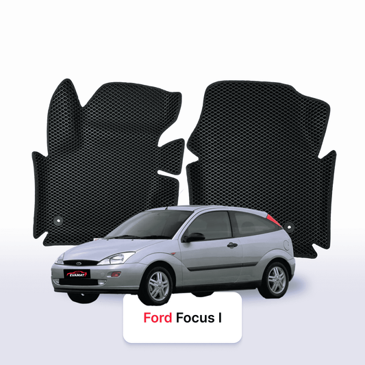 Fußmatten EVAMATS für Ford Focus 1 Gen 1998-2004 Jahr FLIEßHECK 3-Türer