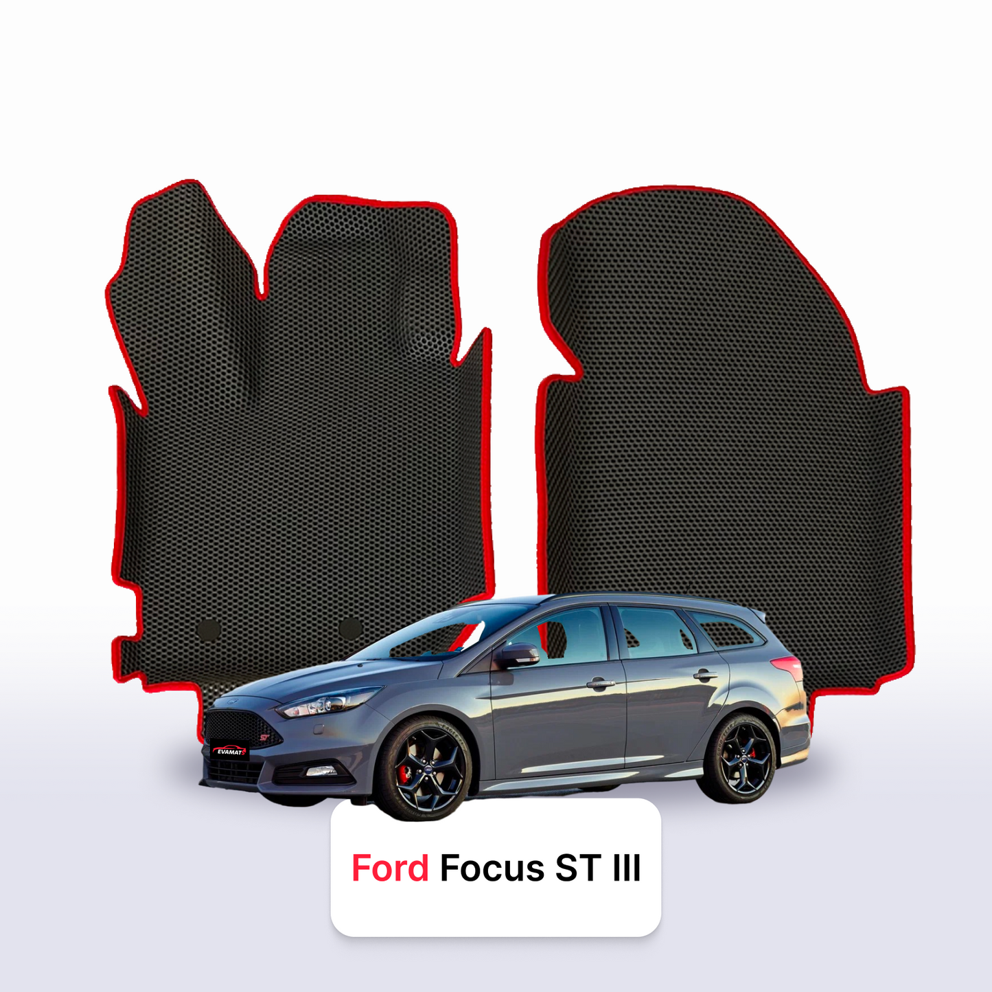 Fußmatten EVAMATS für Ford Focus ST 3 Gen 2012-2018 Jahr STATION WAGON