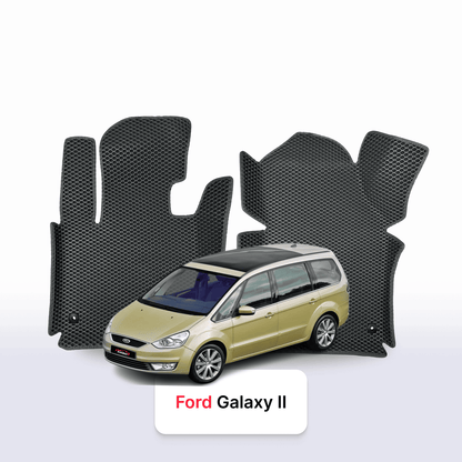 Fußmatten EVAMATS für Ford Galaxy 2 Gen 2006-2015 Jahr MINIVAN