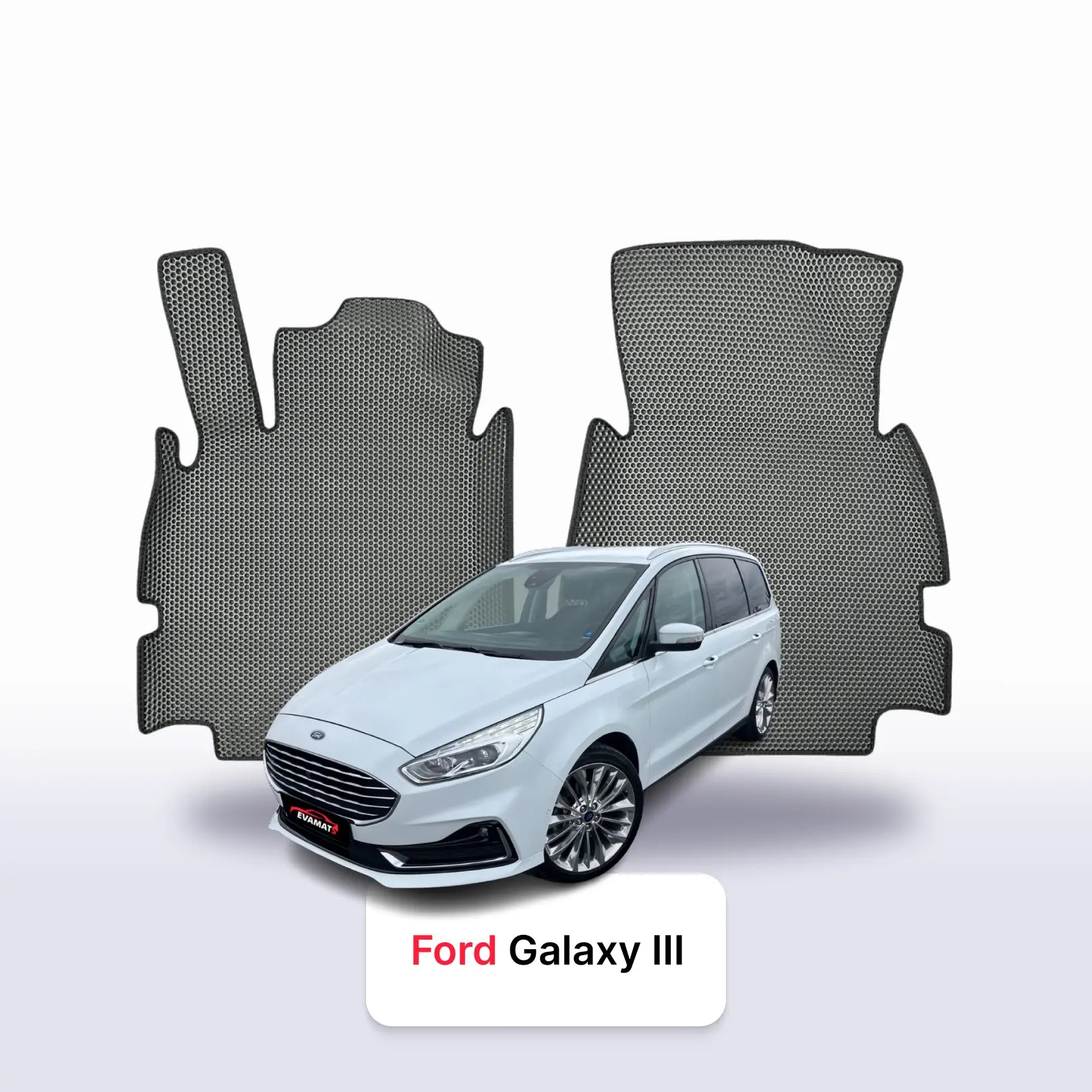 Fußmatten EVAMATS für Ford Galaxy 3 gen 2015-2023 jahr MINIVAN 5 sitzer