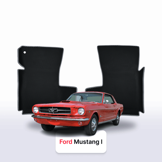 Fußmatten EVAMATS für Ford Mustang 1. Generation 1964-1973 Jahr COUPE
