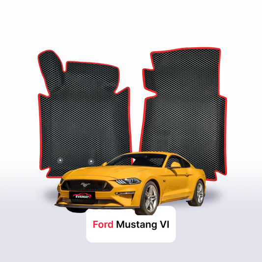 Fußmatten EVAMATS für Ford Mustang 6 Gen 2014-2023 Jahr COUPE