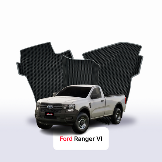 Fußmatten EVAMATS für Ford Ranger 6 Gen 2022-2025 Jahr PICK-UP Einzelkabine