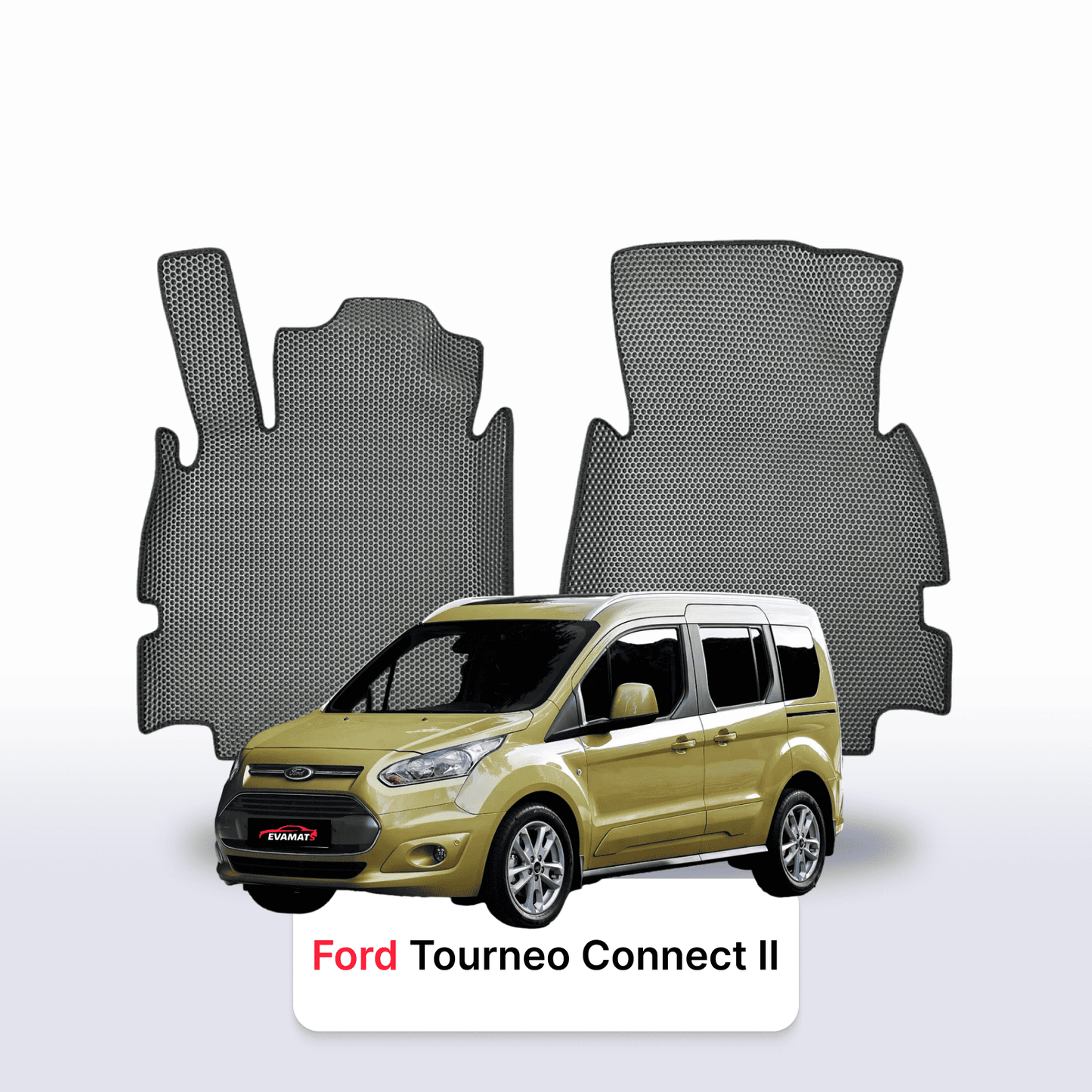 Fußmatten EVAMATS für Ford Tourneo Connect 2 gen 2012-2022 jahr MINIVAN 5 sitzer
