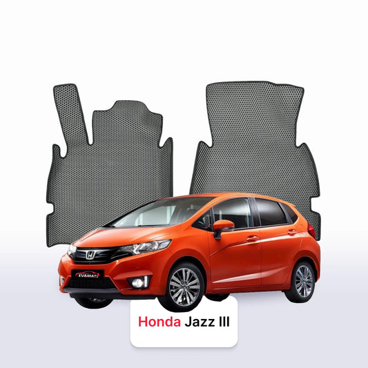 Fußmatten EVAMATS für Honda Jazz 3 gen 2014-2020 jahr SCHÄGHECK 5 türer