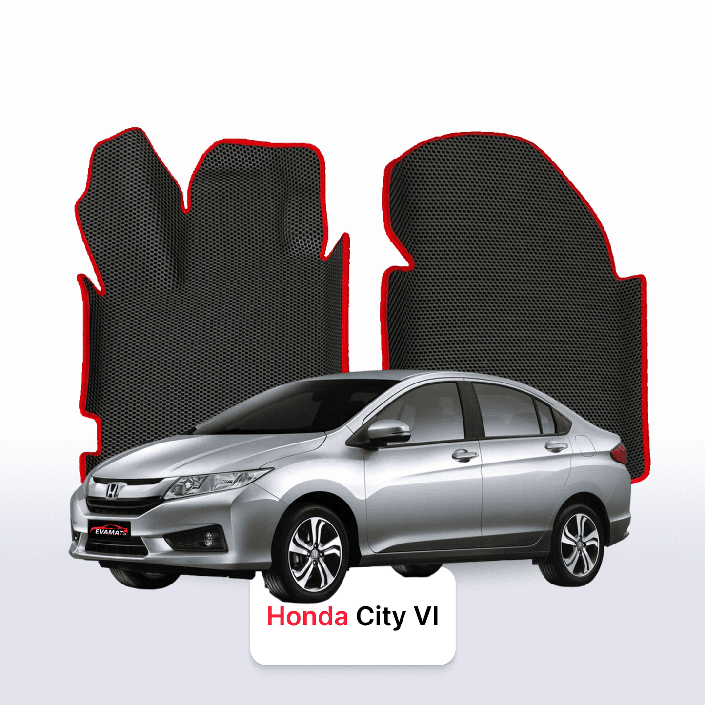Fußmatten EVAMATS für Honda City 6 Gen 2013-2019 Jahr SEDAN