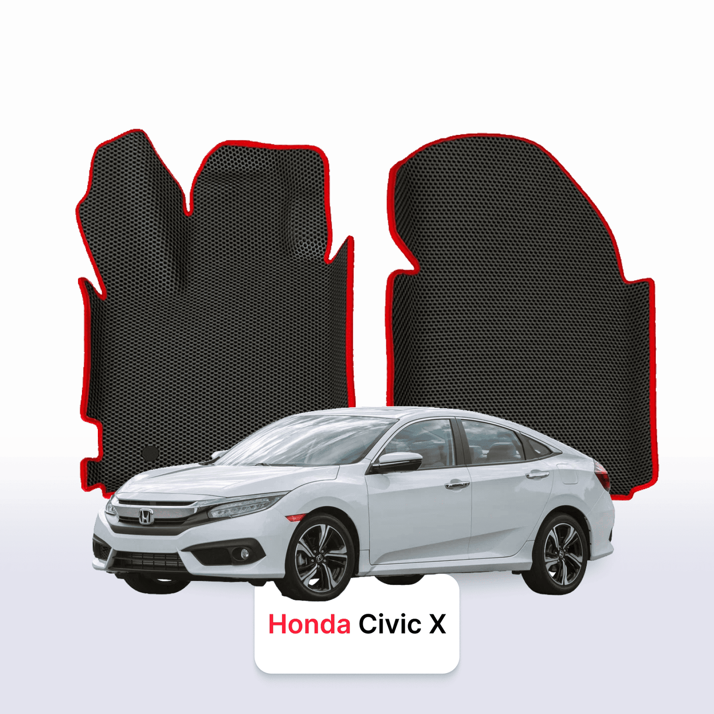 Fußmatten EVAMATS für Honda Civic 10 gen 2015-2021 jahr LIMOUSINE