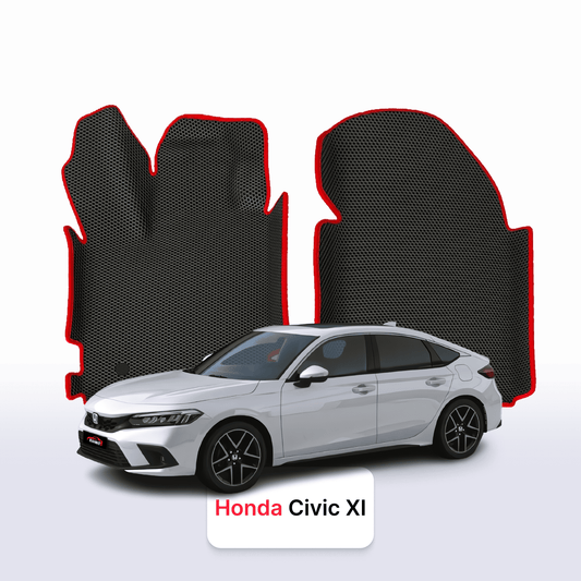 Fußmatten EVAMATS für Honda Civic 11 gen 2021-2028 jahr SCHÄGHECK 5 türer