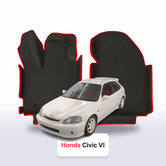 Fußmatten EVAMATS für Honda Civic 6 gen 1995-2001 jahr SCHÄGHECK 3 türer