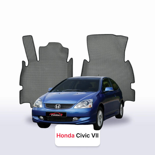 Fußmatten EVAMATS für Honda Civic 7 gen 2000-2006 jahr SCHÄGHECK 3 türer