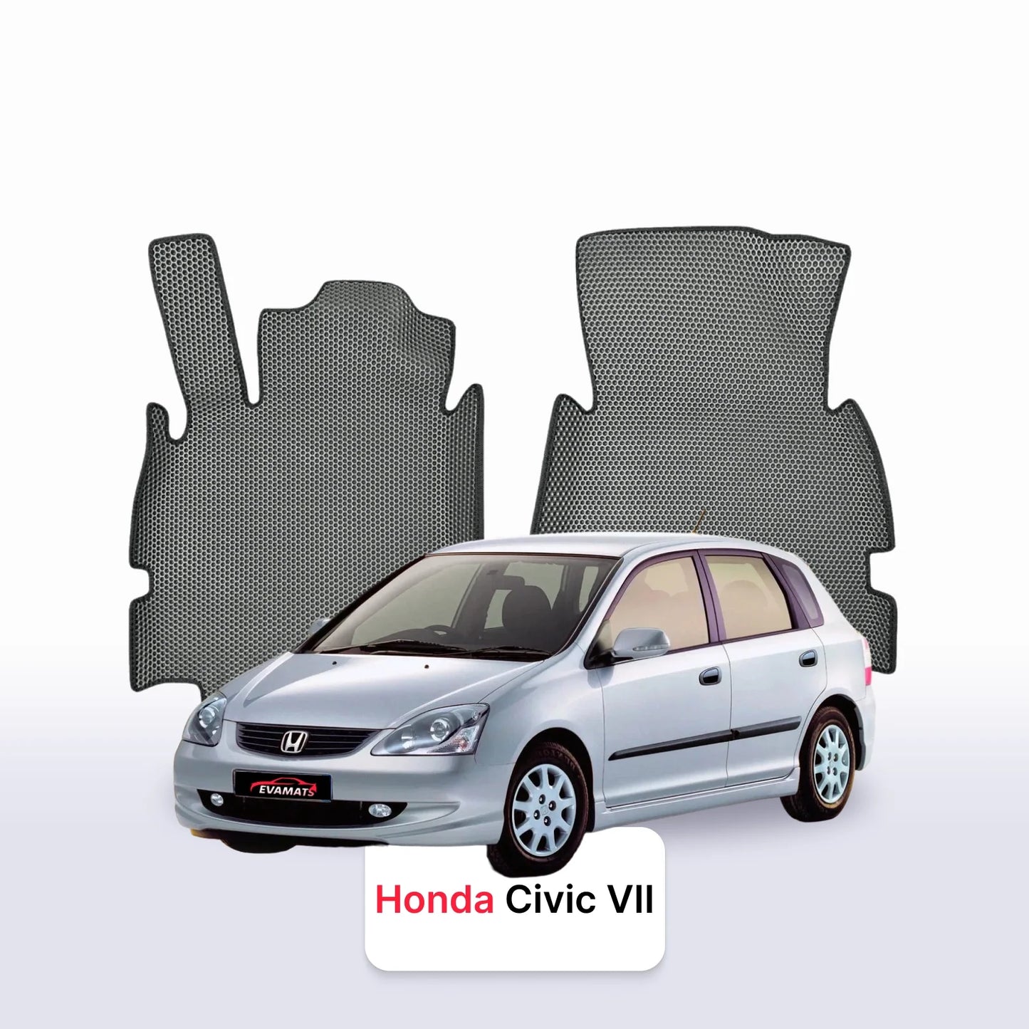 Fußmatten EVAMATS für Honda Civic 7. Generation 2000–2006, Schrägheck, 5-türig