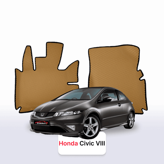 Fußmatten EVAMATS für Honda Civic 8 gen 2005-2012 jahr SCHÄGHECK 3 türer