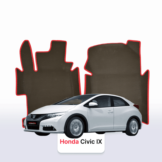 Fußmatten EVAMATS für Honda Civic 9 Gen 2011-2017 Jahr FLIEßHECK 5-Türer