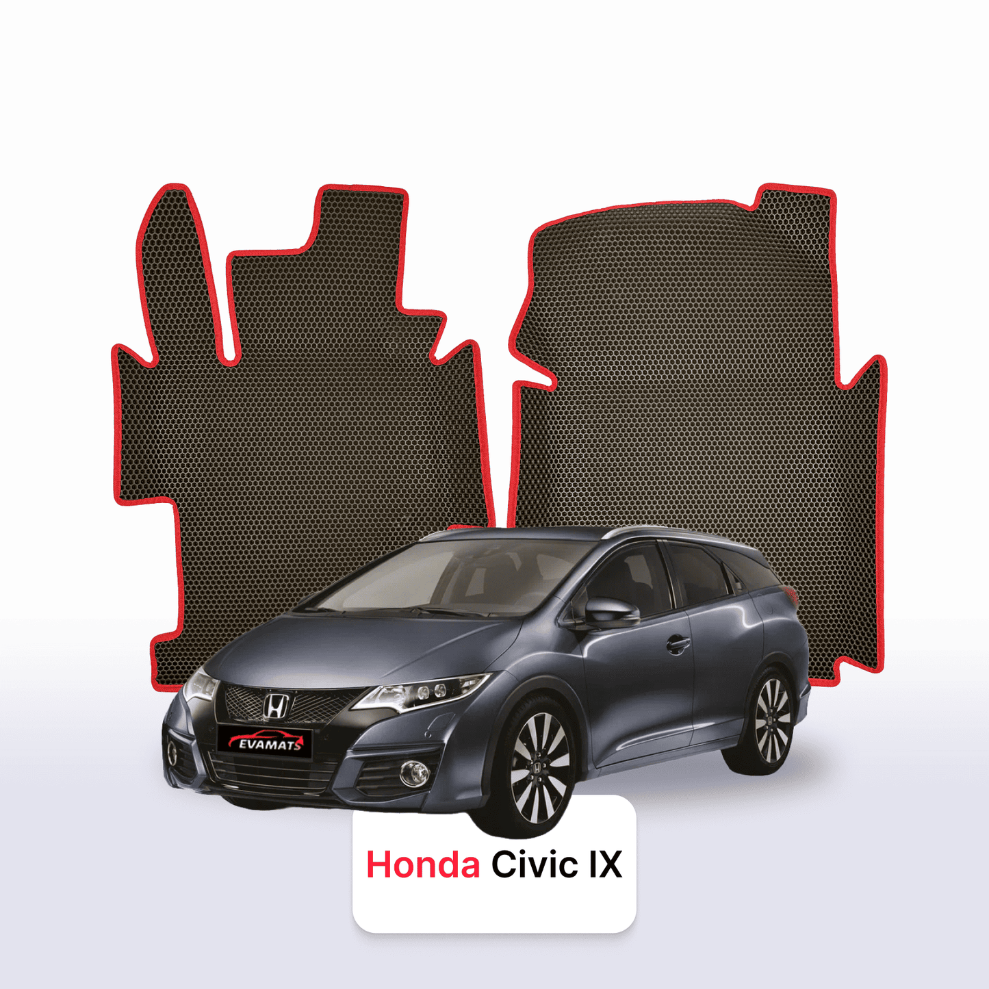 Fußmatten EVAMATS für Honda Civic 9 gen 2011-2017 jahr KOMBI