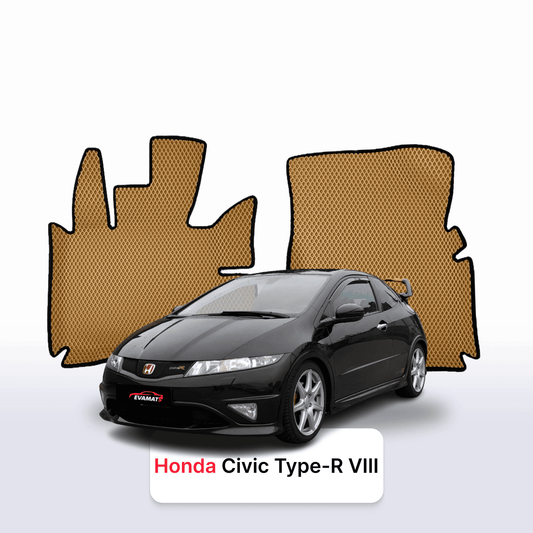 Fußmatten EVAMATS für Honda Civic Type-R 8 gen 2005-2012 jahr SCHÄGHECK 5 türer