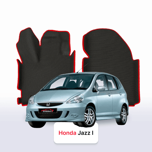 Fußmatten EVAMATS für Honda Jazz 1 gen 2001-2008 jahr SCHÄGHECK 5 türer