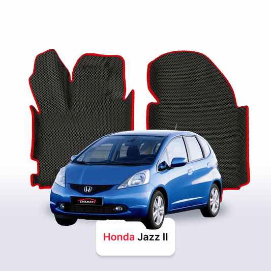 Fußmatten EVAMATS für Honda Jazz 2 gen 2008-2014 jahr SCHÄGHECK 5 türer