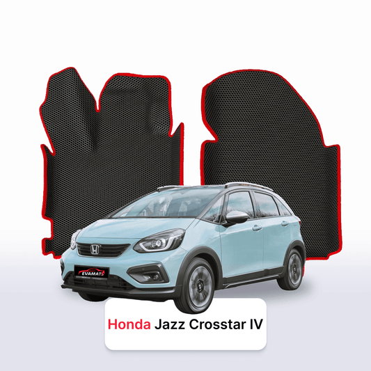 Fußmatten EVAMATS für Honda Jazz Crosstar 4. Generation 2020-2023 Jahr Hybrid FLIEßHECK 5-Türer