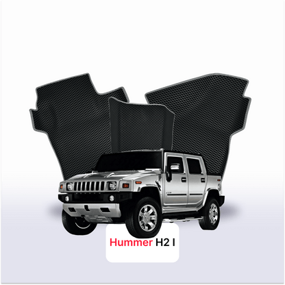 Fußmatten EVAMATS für Hummer H2 1 Gen 2002-2009 Jahr PICK-UP Doppelkabine