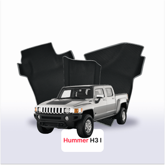 Fußmatten EVAMATS für Hummer H3 1 Gen 2005-2010 Jahr PICK-UP Doppelkabine